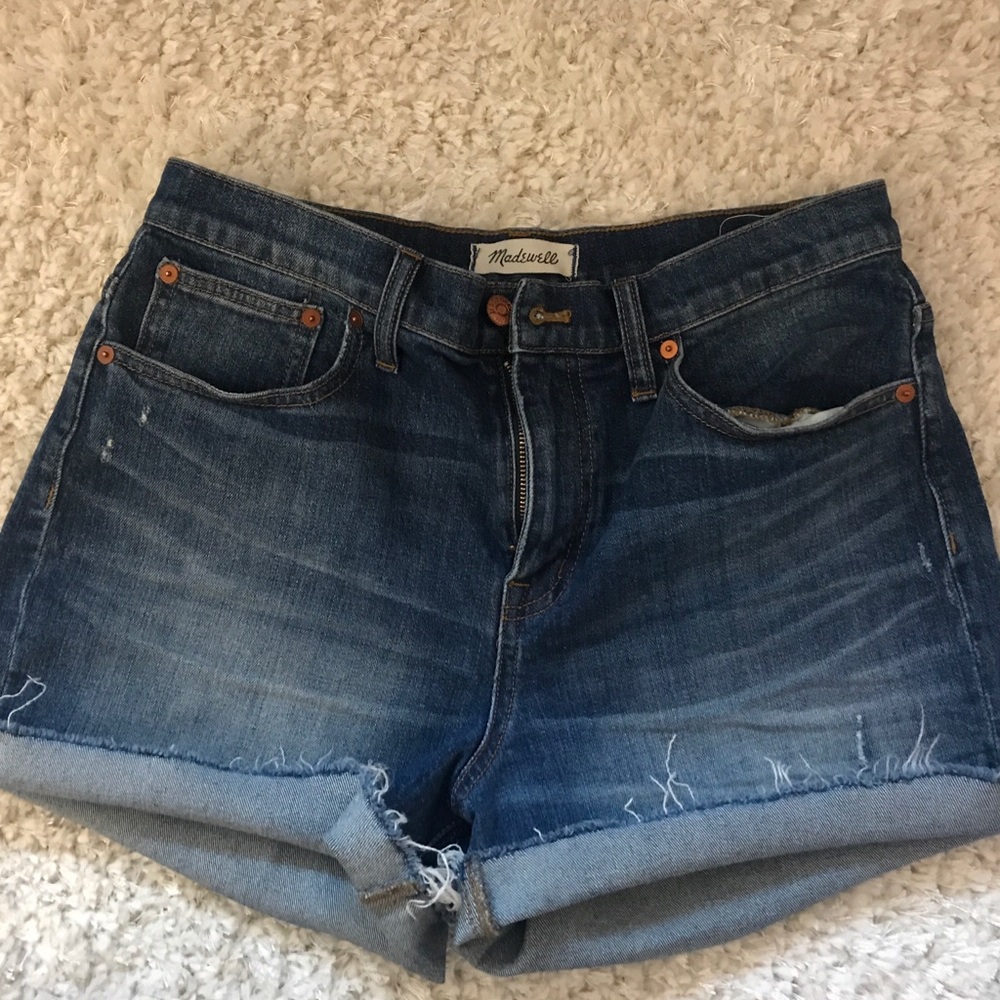 Madewell “High Rise Denim Shorts” size 29